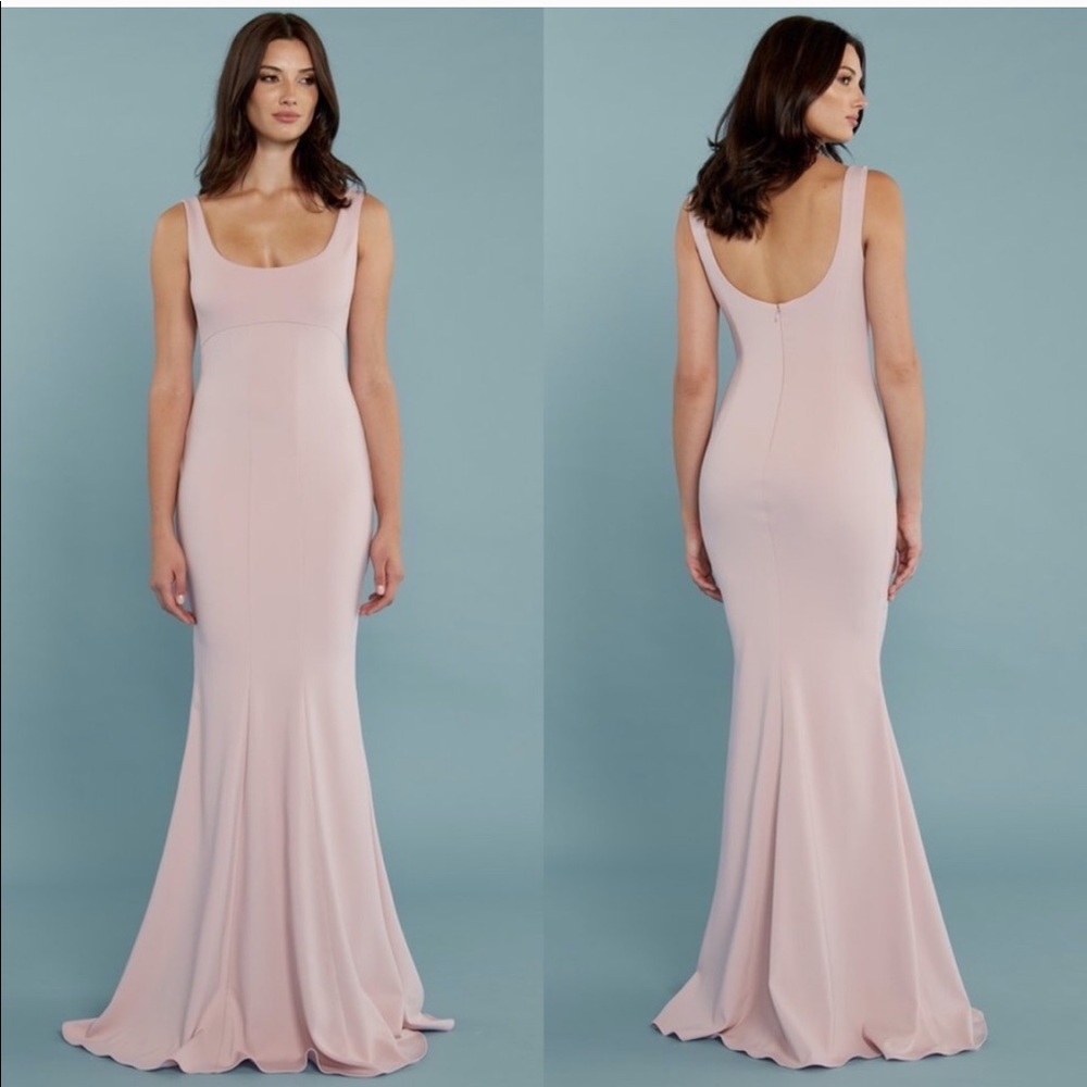 Katie dusty rose gown